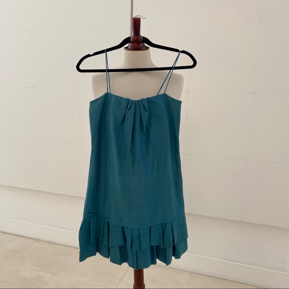 Maje Pleated Mini Dress
